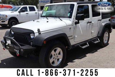 2018 Jeep Wrangler JK Unlimited Sport S