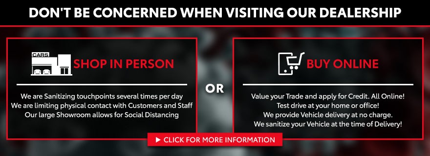 shop in person or online